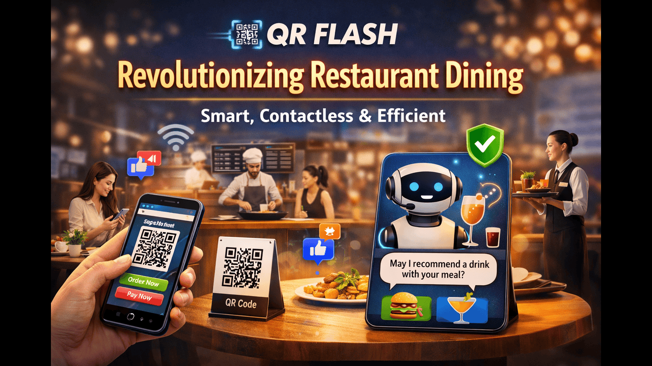 Revolutionizing Restaurant Dining: QR Flash Enhances Convenience, Hygiene, and Efficiency